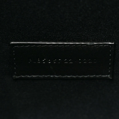 Saint Laurent Linen Canvas Rive Gouche Zipped Pouch Black 6 of 9