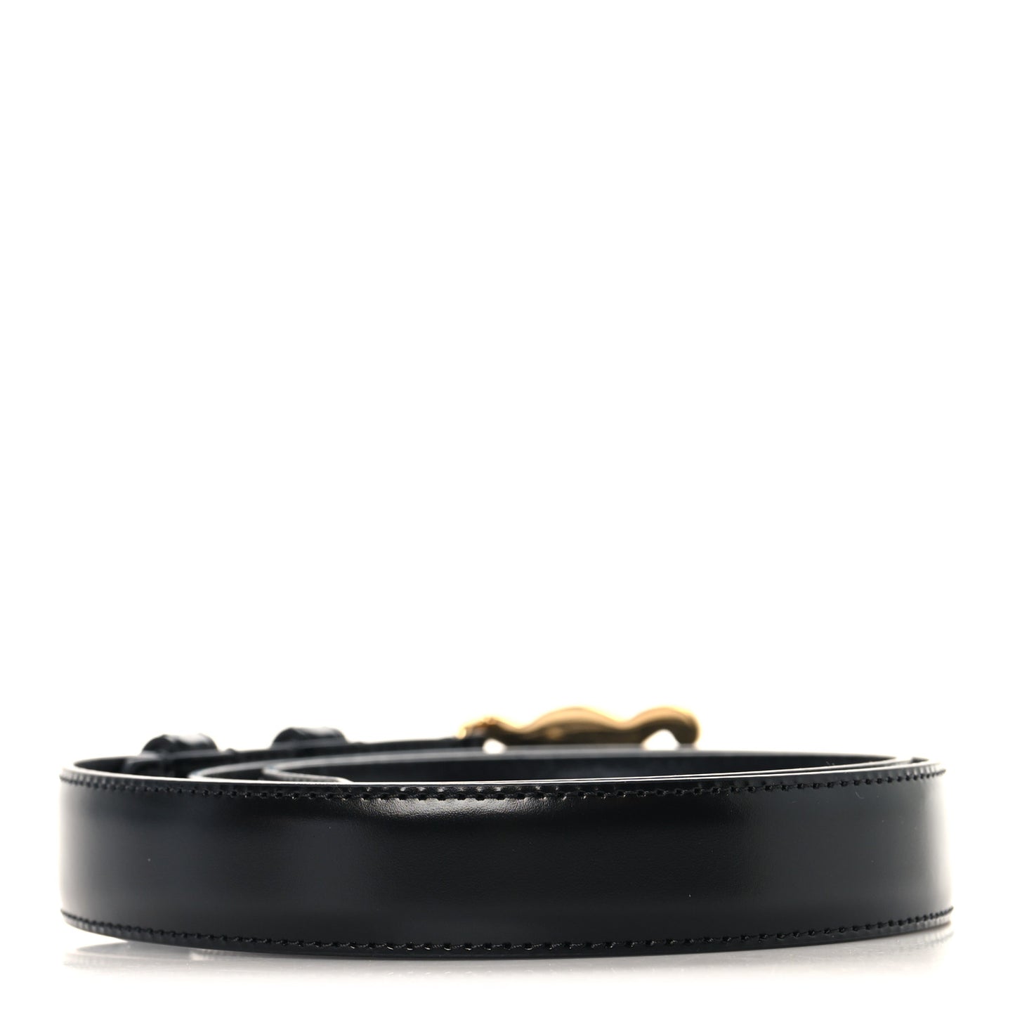 Box Calfskin Medium 25mm Triomphe Belt 80 32 Black