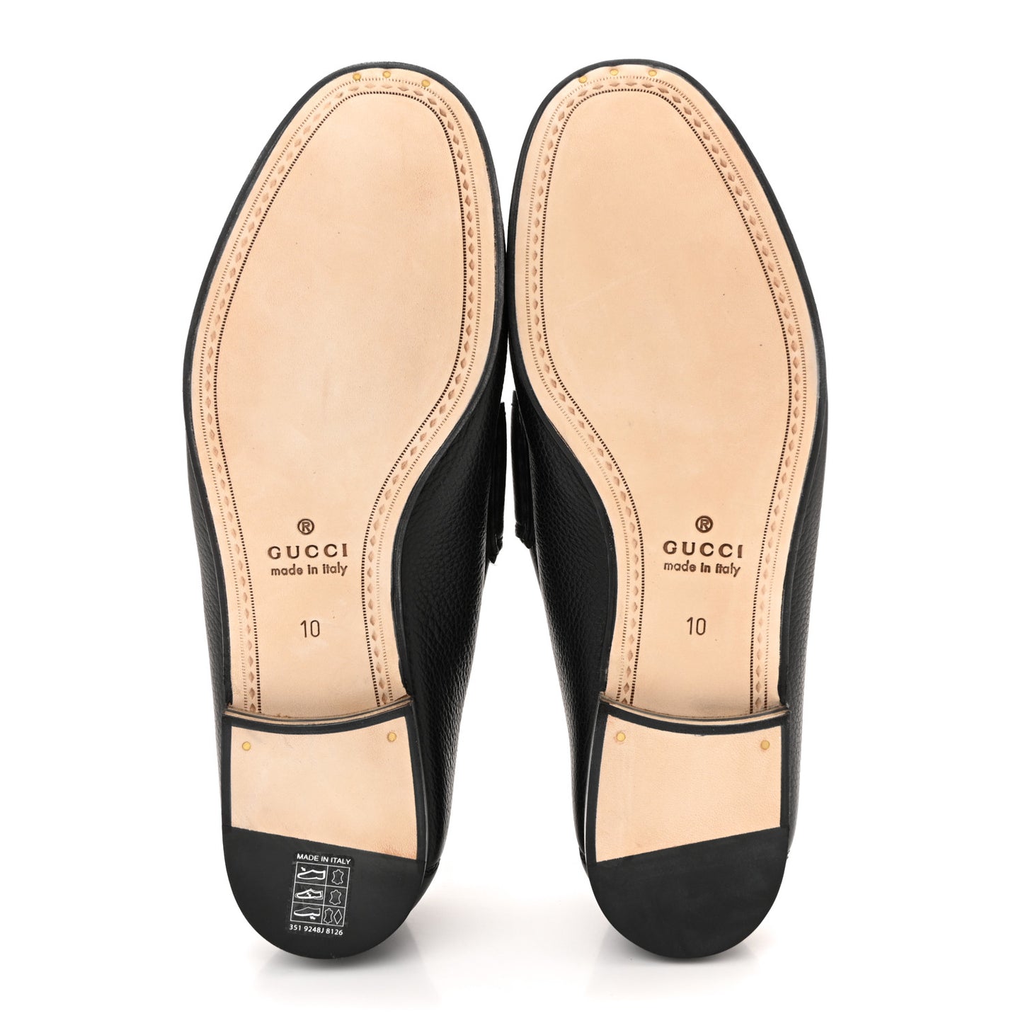 Bryanne Calfskin Mens 1953 Horsebit Loafers 10 Black