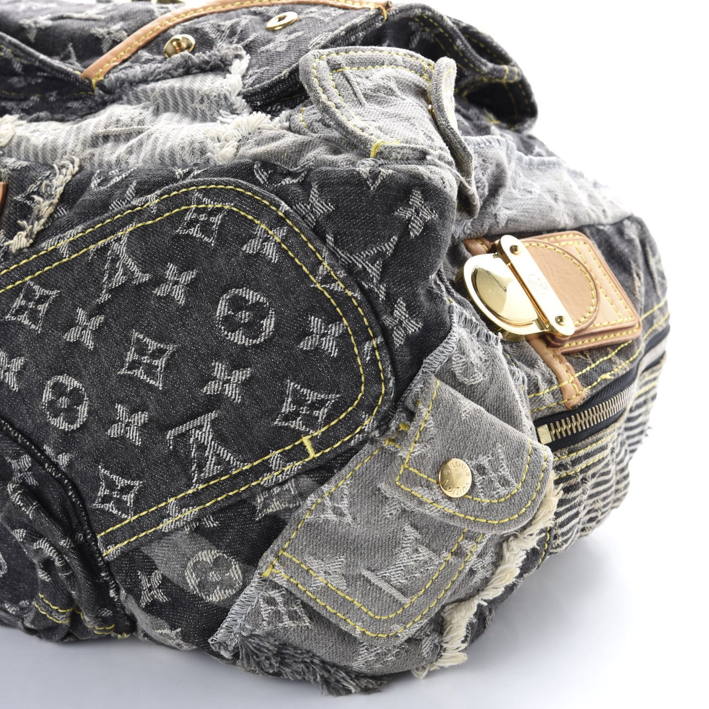 Denim Patchwork Bowly Black