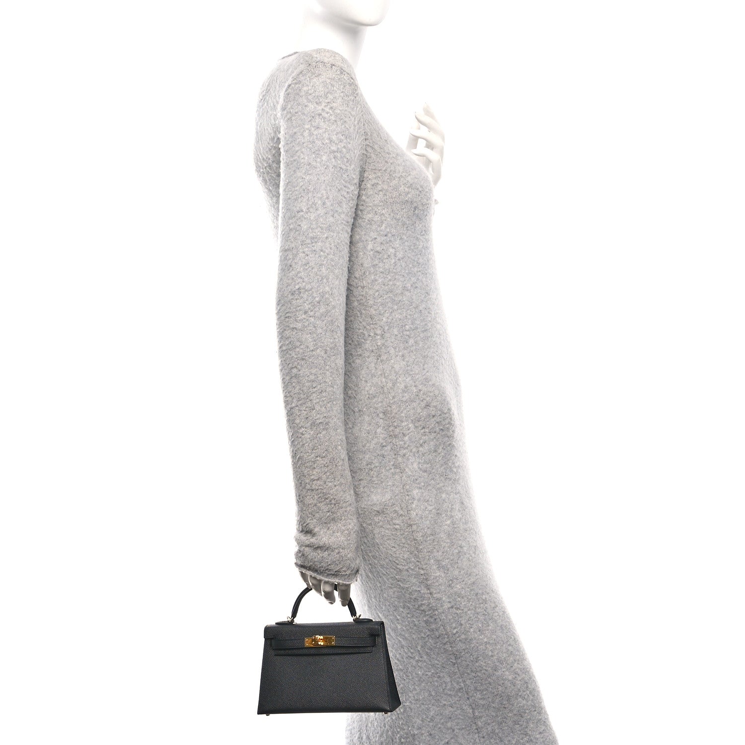 Hermes Epsom Mini Kelly Sellier 20 Black 3 of 11