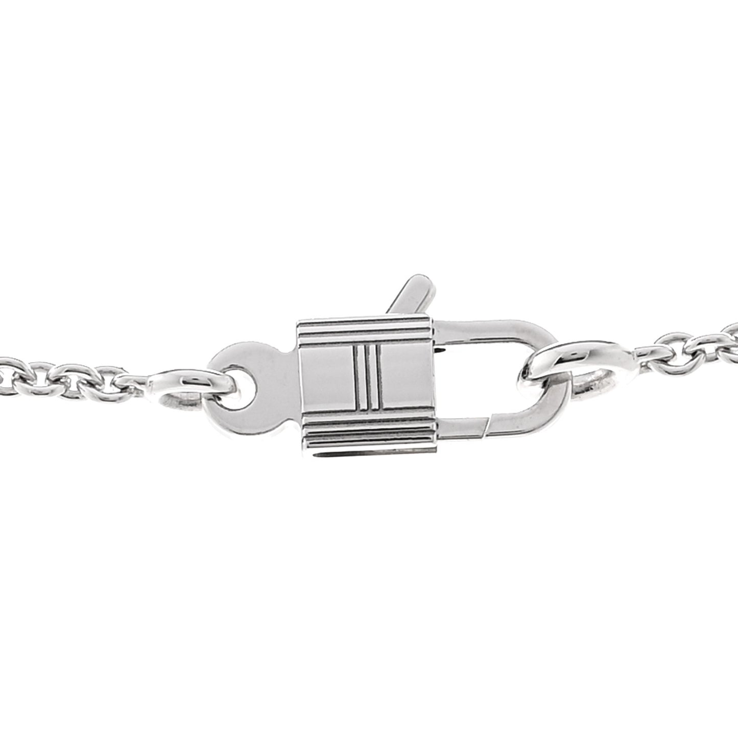 18K White Gold Diamond Constance Amulettes Pendant Necklace