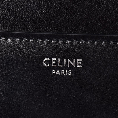 Celine Satinated Calfskin Medium 16 Top Handle Bag Black 7 of 10
