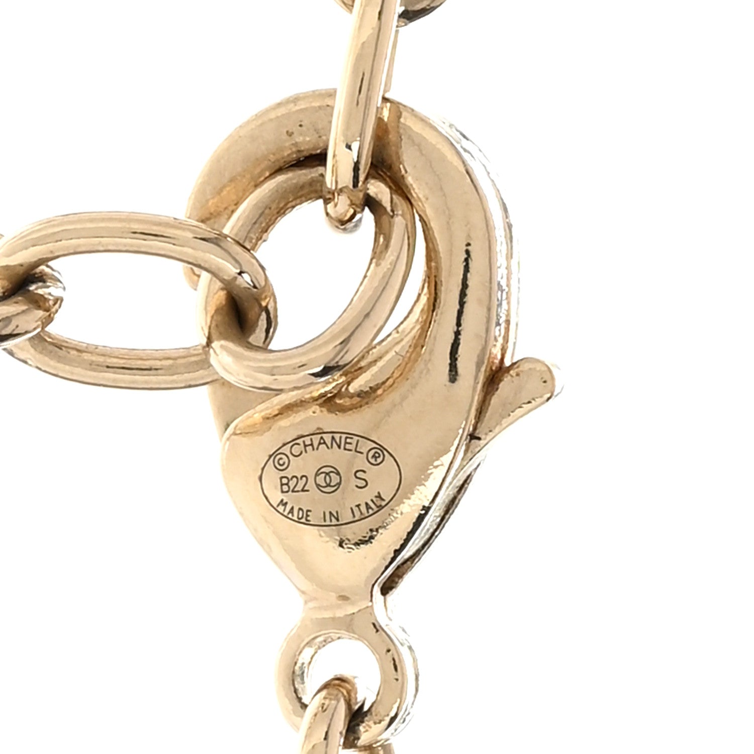 Chanel Resin Logo Choker Pink Black 6 of 6