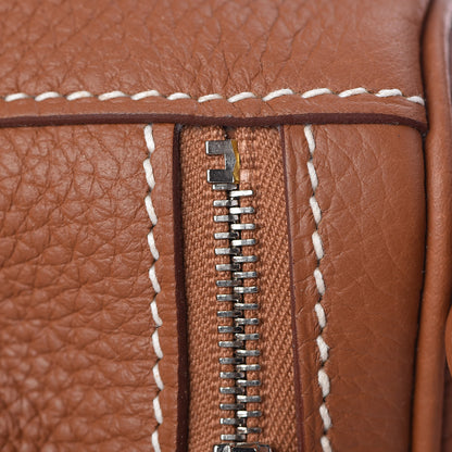 Hermes Taurillon Clemence Lindy 26 Gold 6 of 12