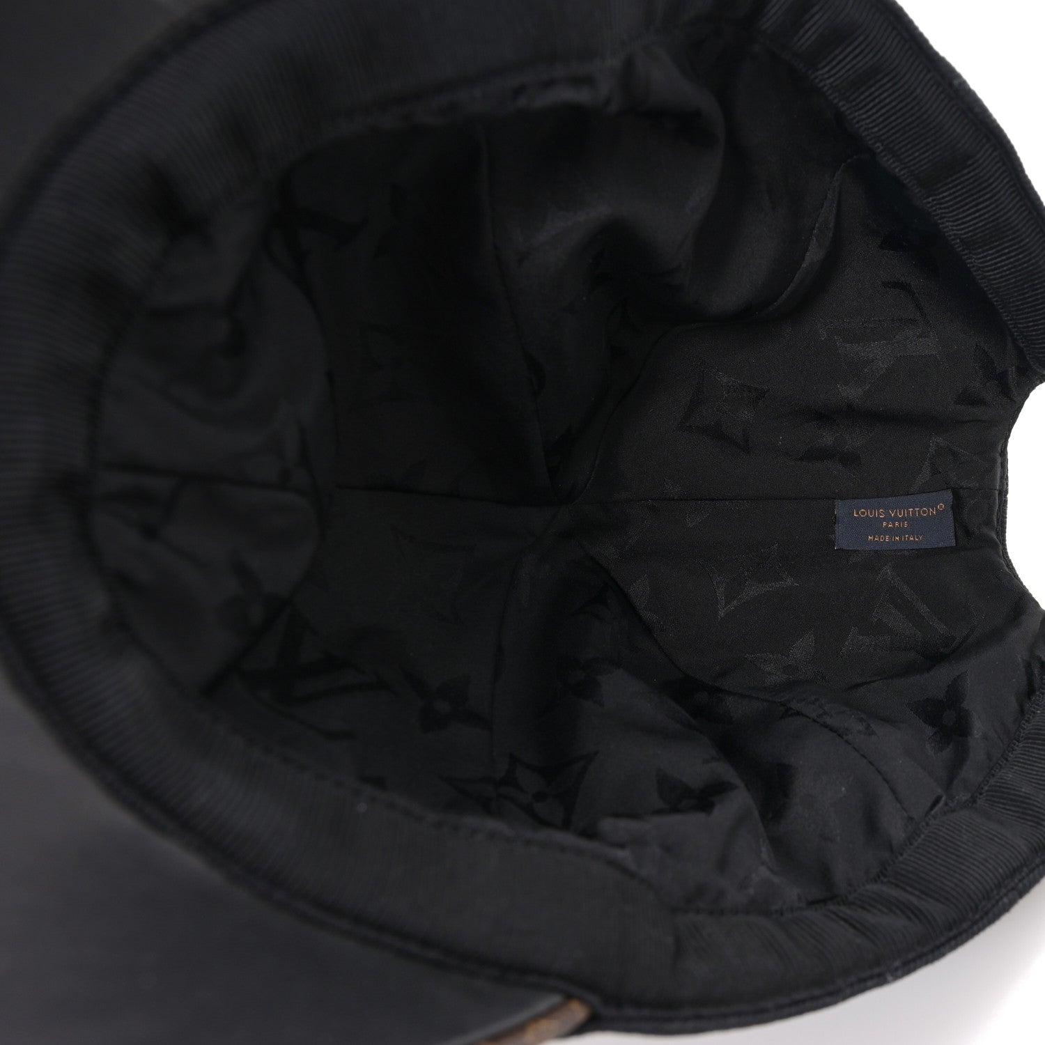 Louis Vuitton Monogram Cotton Jacquard Embroidered LV Day Cap L Black 8 of 9
