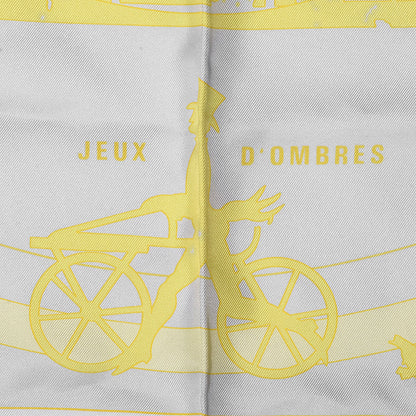 Hermes Silk Jeux D'ombres Scarf 90 4 of 5