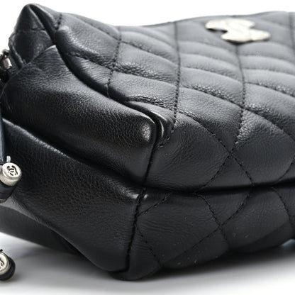 Chanel Calfskin Quilted Waist Bag Black 8 of 9