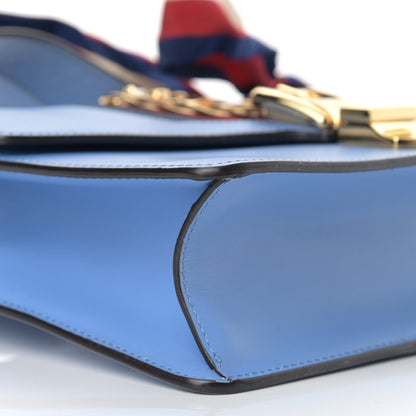 Gucci Calfskin Small Sylvie Shoulder Bag Clear Sky Blue 4 of 13