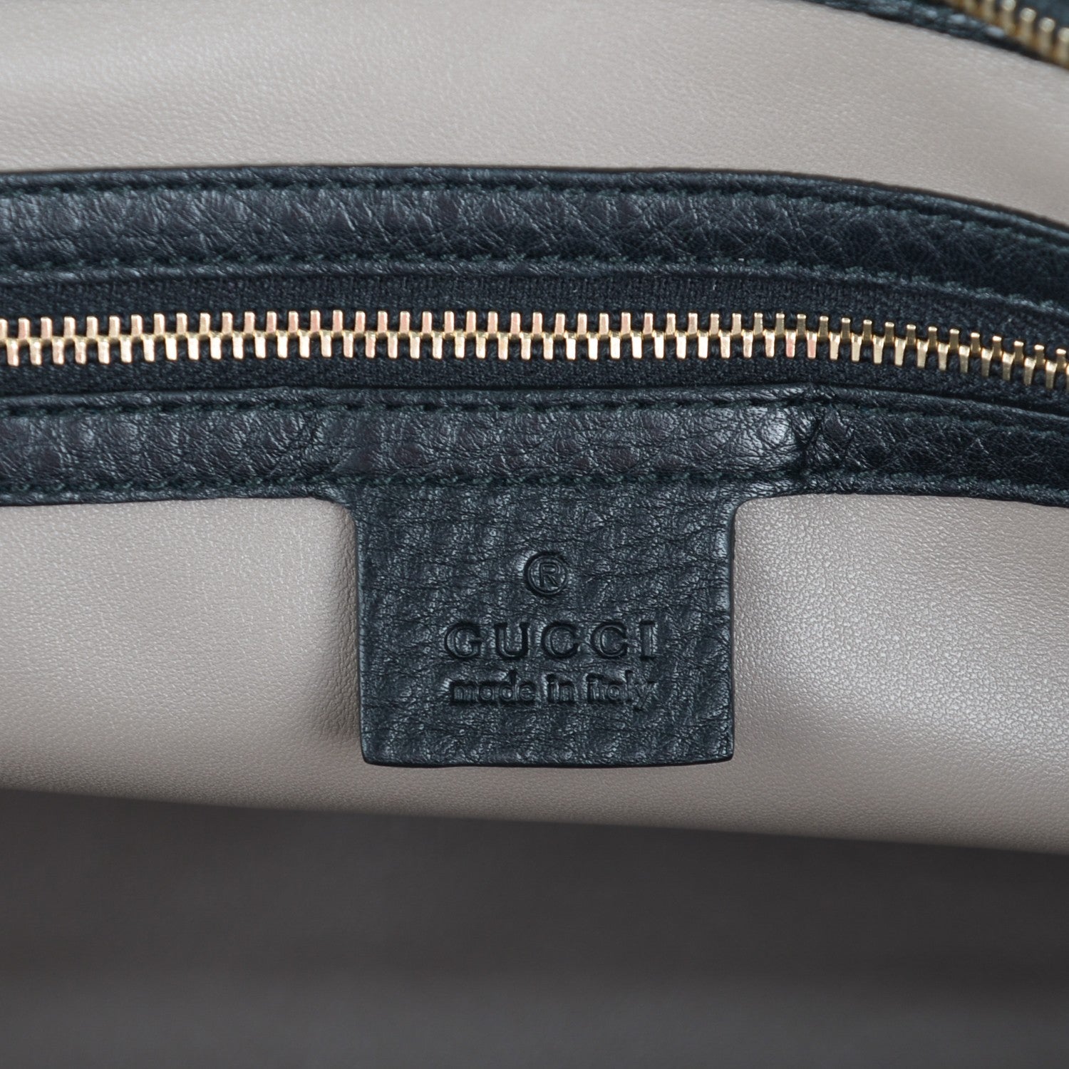Gucci Pebbled Calfskin Large Lady Tassel Top Handle Bag Black 6 of 7