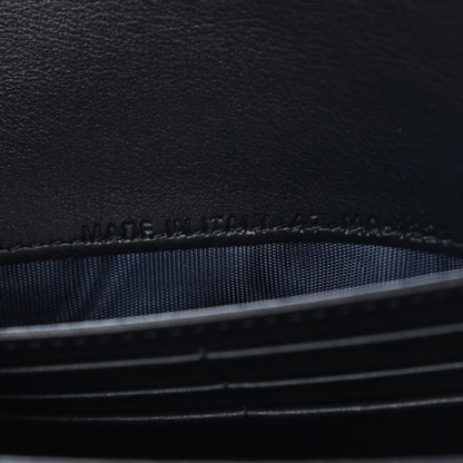 Christian Dior Oblique Saddle Chain Long Wallet Blue 8 of 12