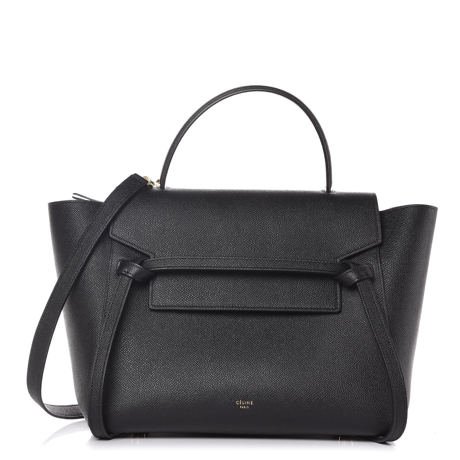 Celine Grained Calfskin Mini Belt Bag Black 1 of 6