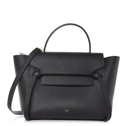 Celine Grained Calfskin Mini Belt Bag Black 1 of 6