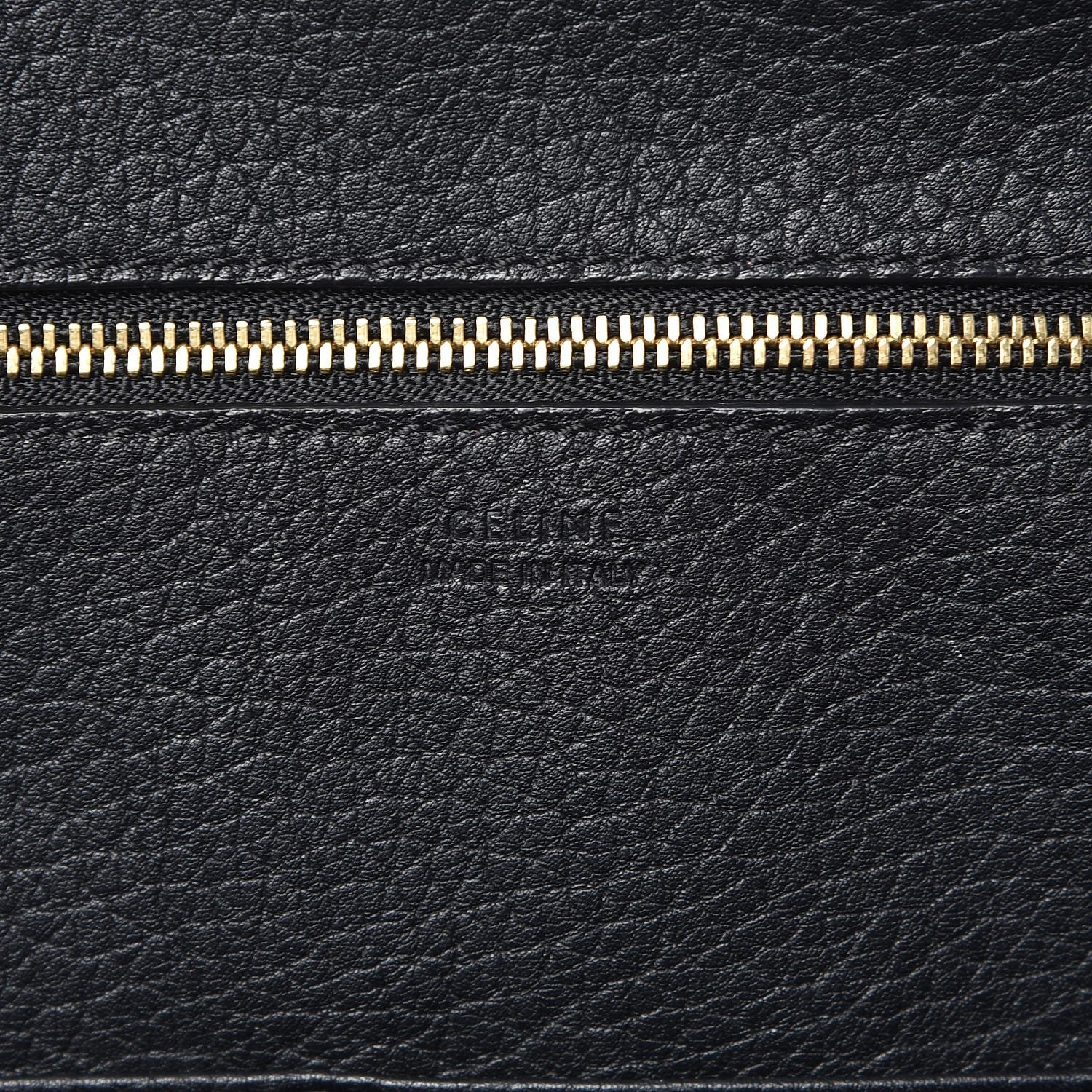 Celine Crisped Calfskin Mini Tie Knot Tote Black 6 of 8