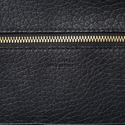 Celine Crisped Calfskin Mini Tie Knot Tote Black 6 of 8