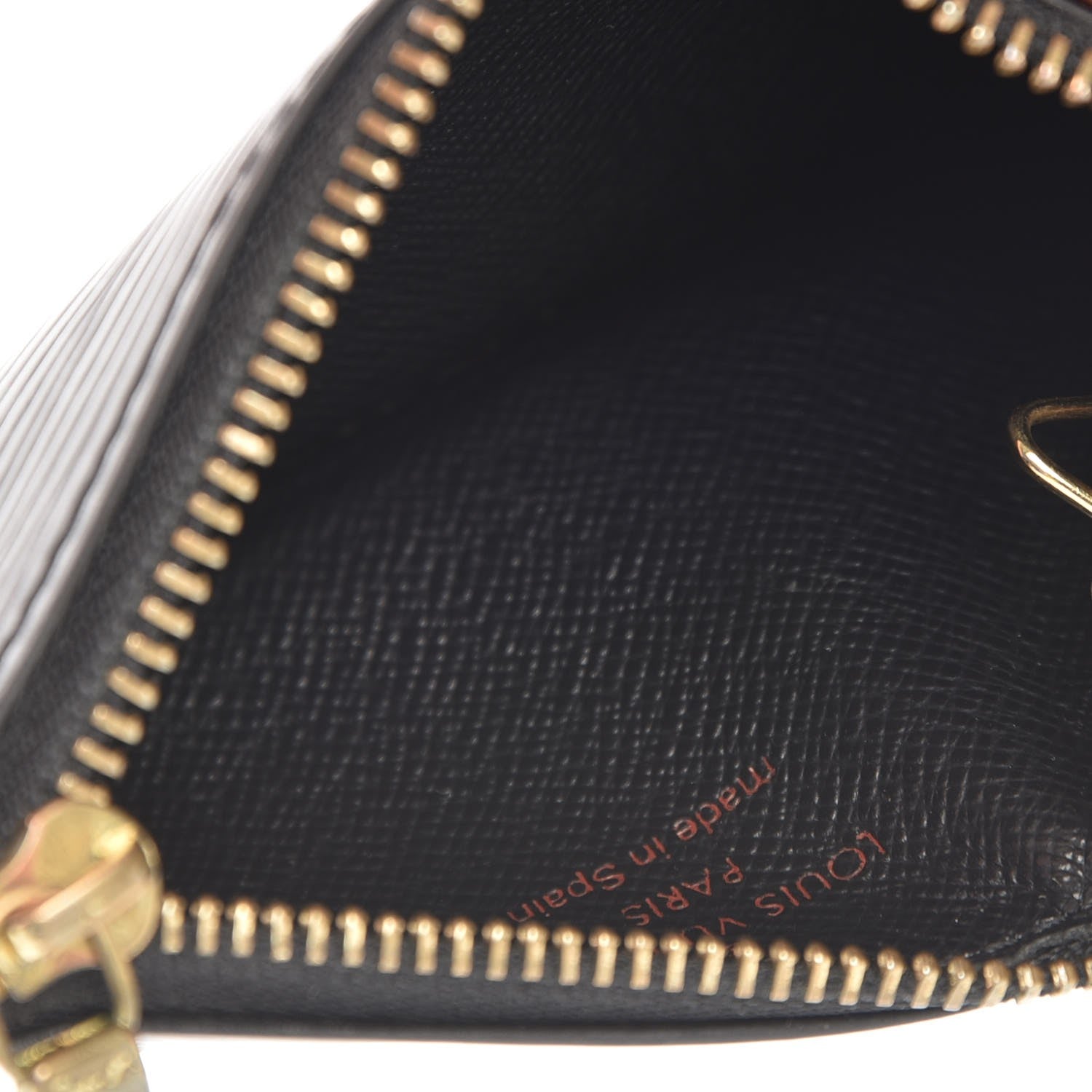 Louis Vuitton Epi Key Pouch Black 6 of 8