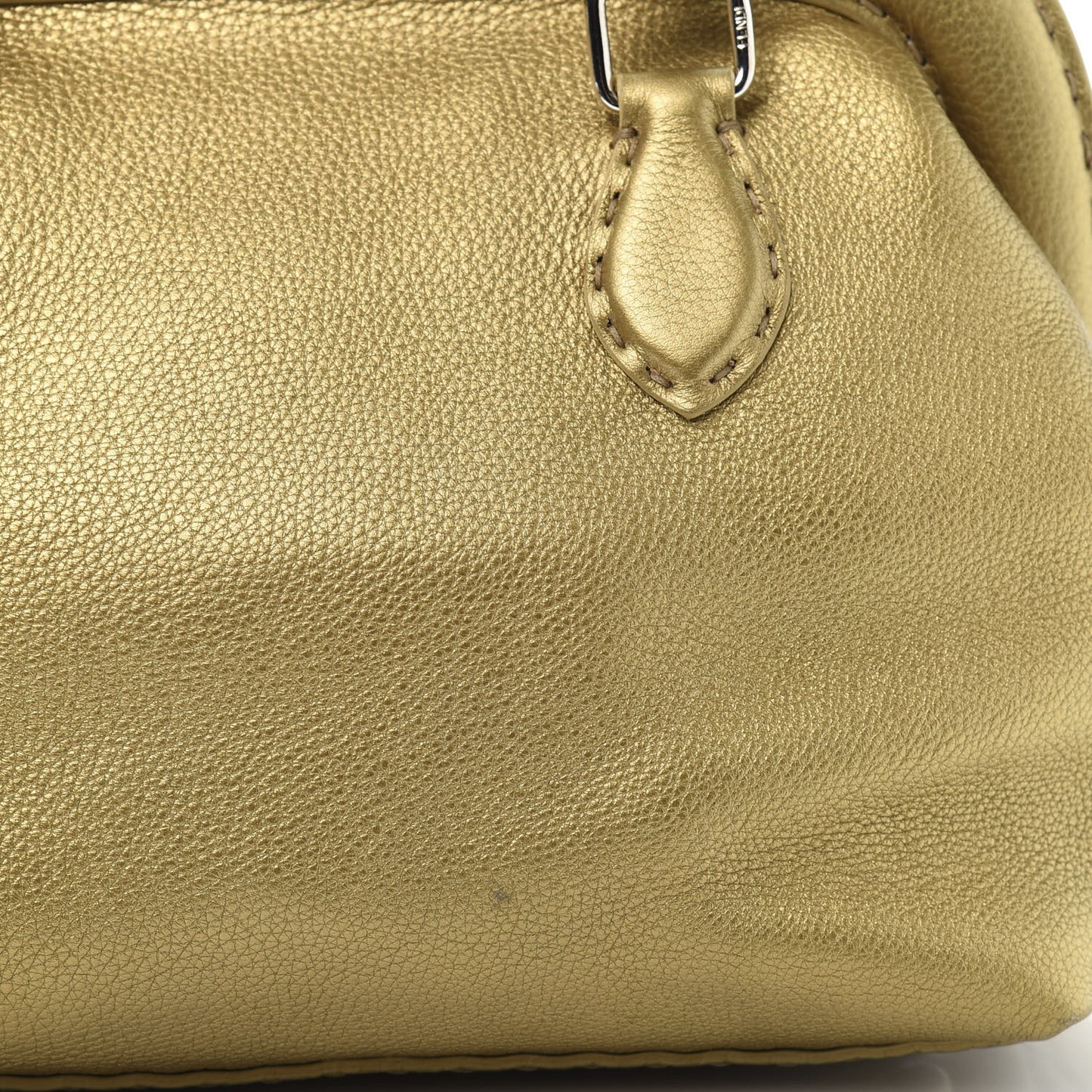 Cuoio Romano Selleria Adele 1328 Bag Oro Metallizzo
