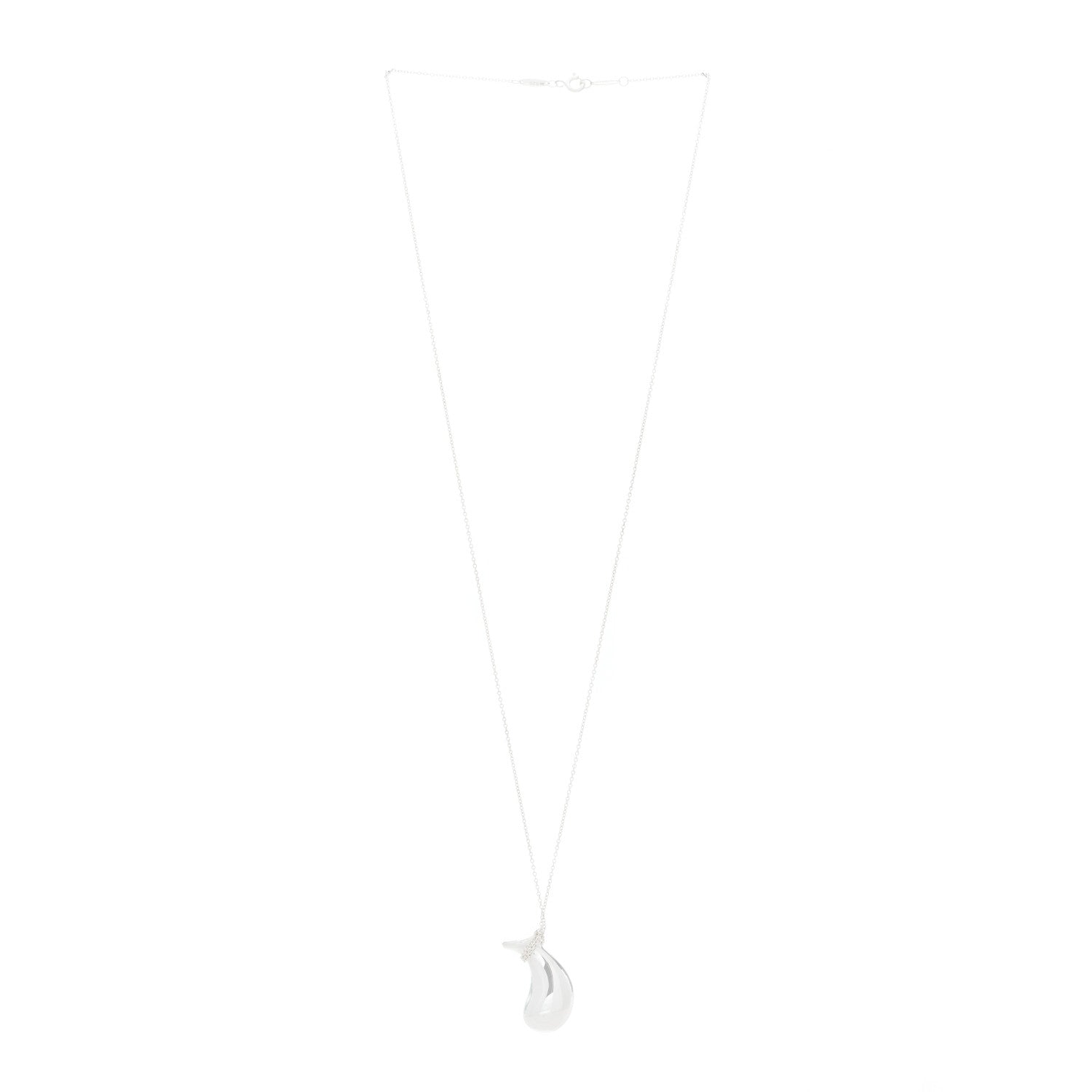 Tiffany Sterling Silver Elsa Peretti Bottle Jug Pendant Necklace 3 of 8
