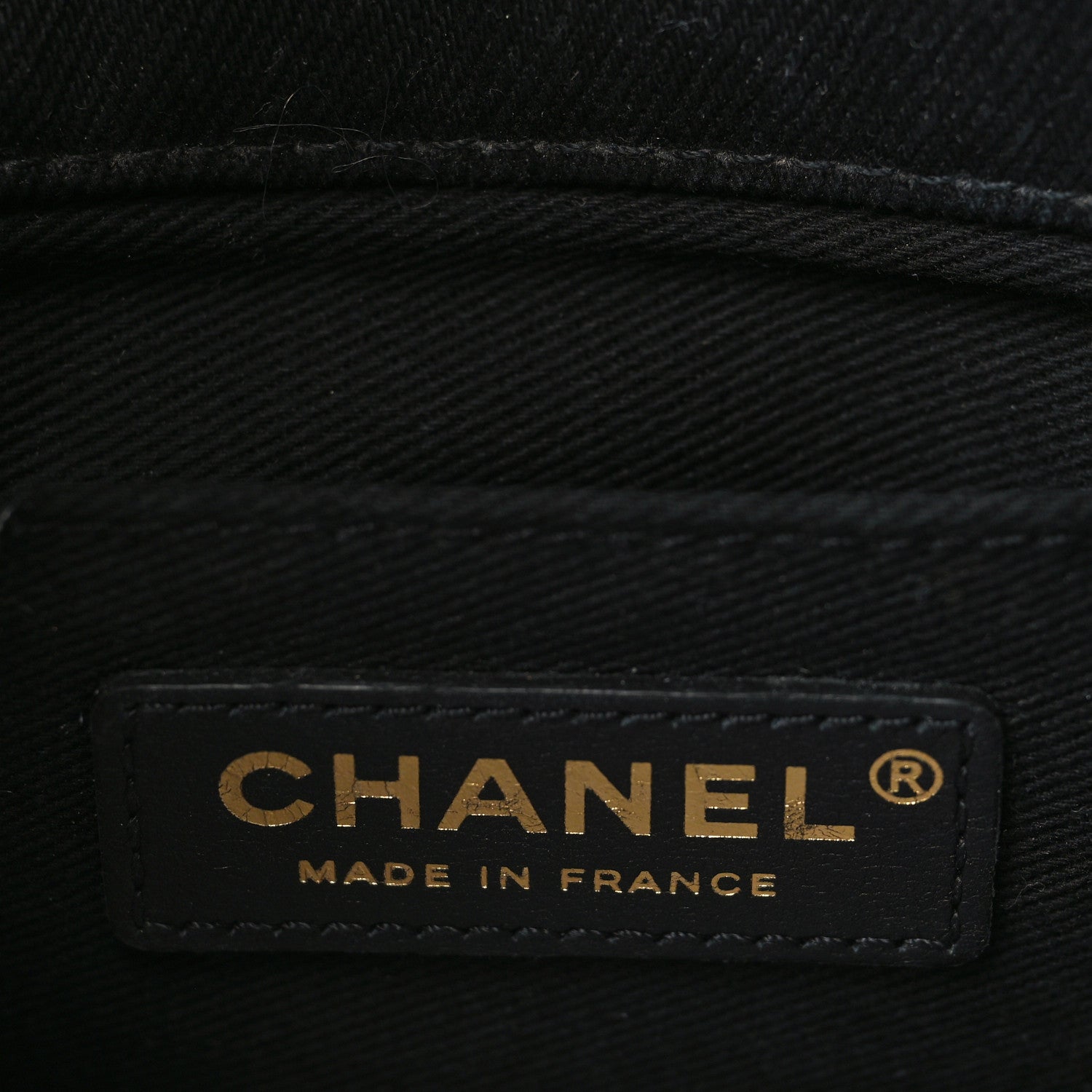 Chanel Denim Coco Flap Black 6 of 13
