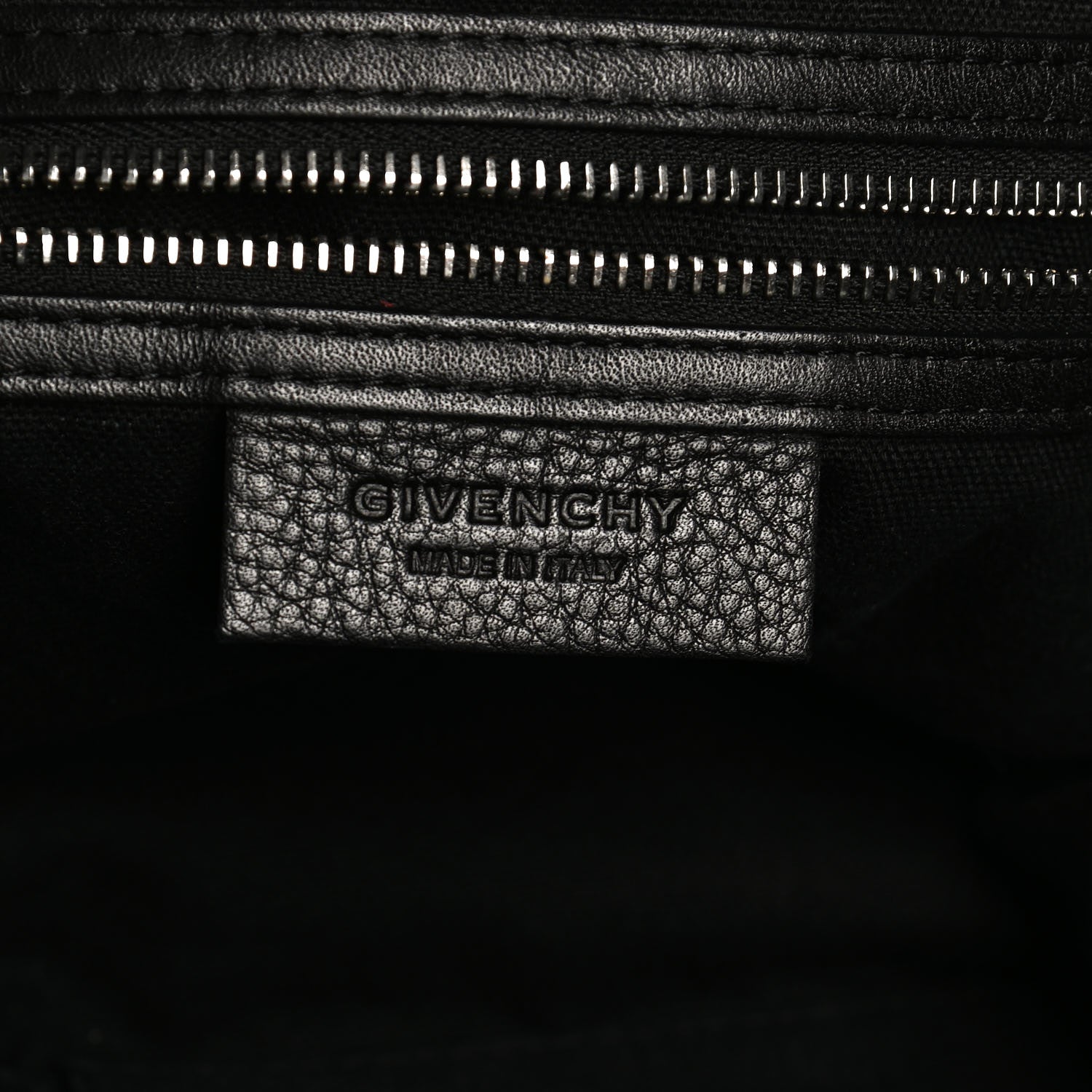 Givenchy Waxy Grained Calfskin Studded Medium Nightingale Black 6 of 12
