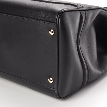 Versace Calfskin Large Palazzo Empire Bag Black 10 of 11