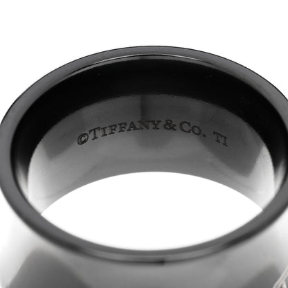 Tiffany Titanium 1837 Band Ring 56 7.5 4 of 5