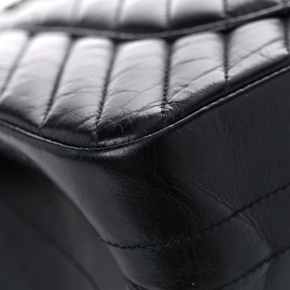 Chanel Aged Calfskin Chevron Quilted 2.55 Reissue 226 So Black 10 of 18