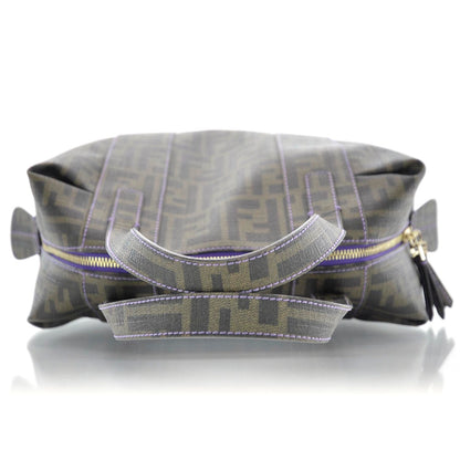 Fendi Zucca Spalmati Bowler Tobacco Viola 5 of 10