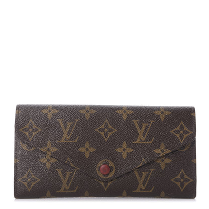 Louis Vuitton Monogram Josephine Wallet Red 1 of 9