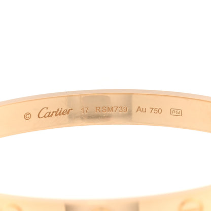Cartier 18K Yellow Gold LOVE Bracelet 17 3 of 7