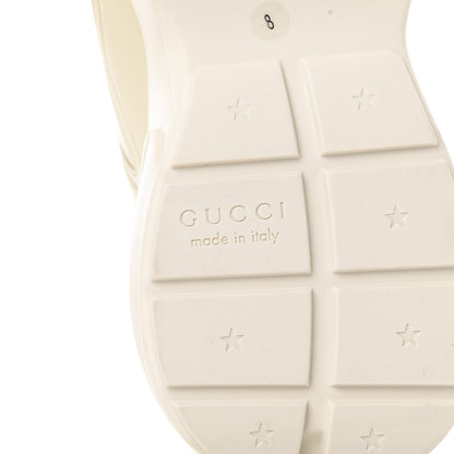 Gucci Calfskin Logo Mens Rhyton Sneakers 8 Ivory 6 of 9