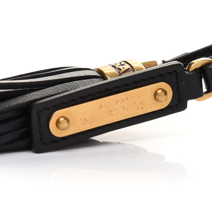 Saint Laurent Calfskin Matelasse Monogram Lou Belt Bag Black 9 of 12