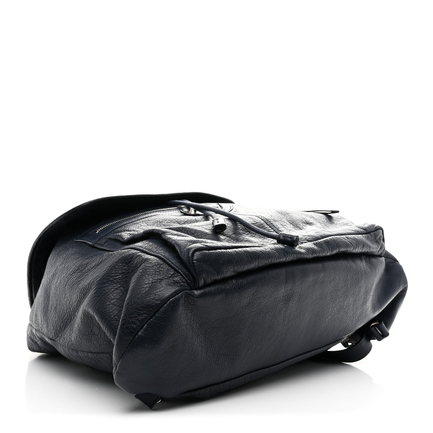 Agneau Giant 12 Silver Hardware S Traveler Backpack Bleu Obscur