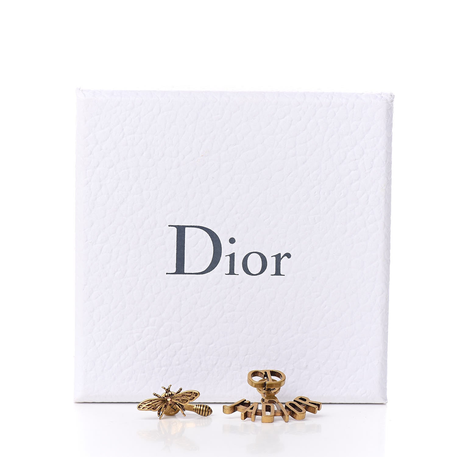 Christian Dior Metal J'Adior Earrings Aged Gold 5 of 5