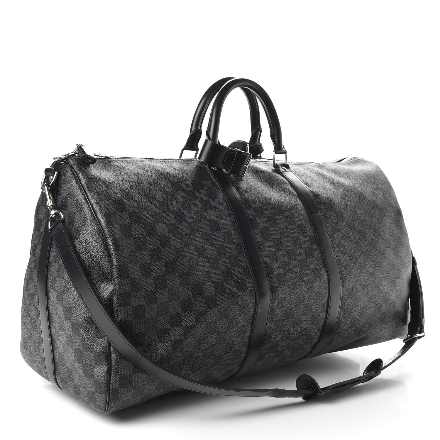 Louis Vuitton Damier Graphite Keepall Bandouliere 55 2 of 12