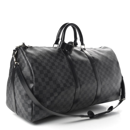 Louis Vuitton Damier Graphite Keepall Bandouliere 55 2 of 12