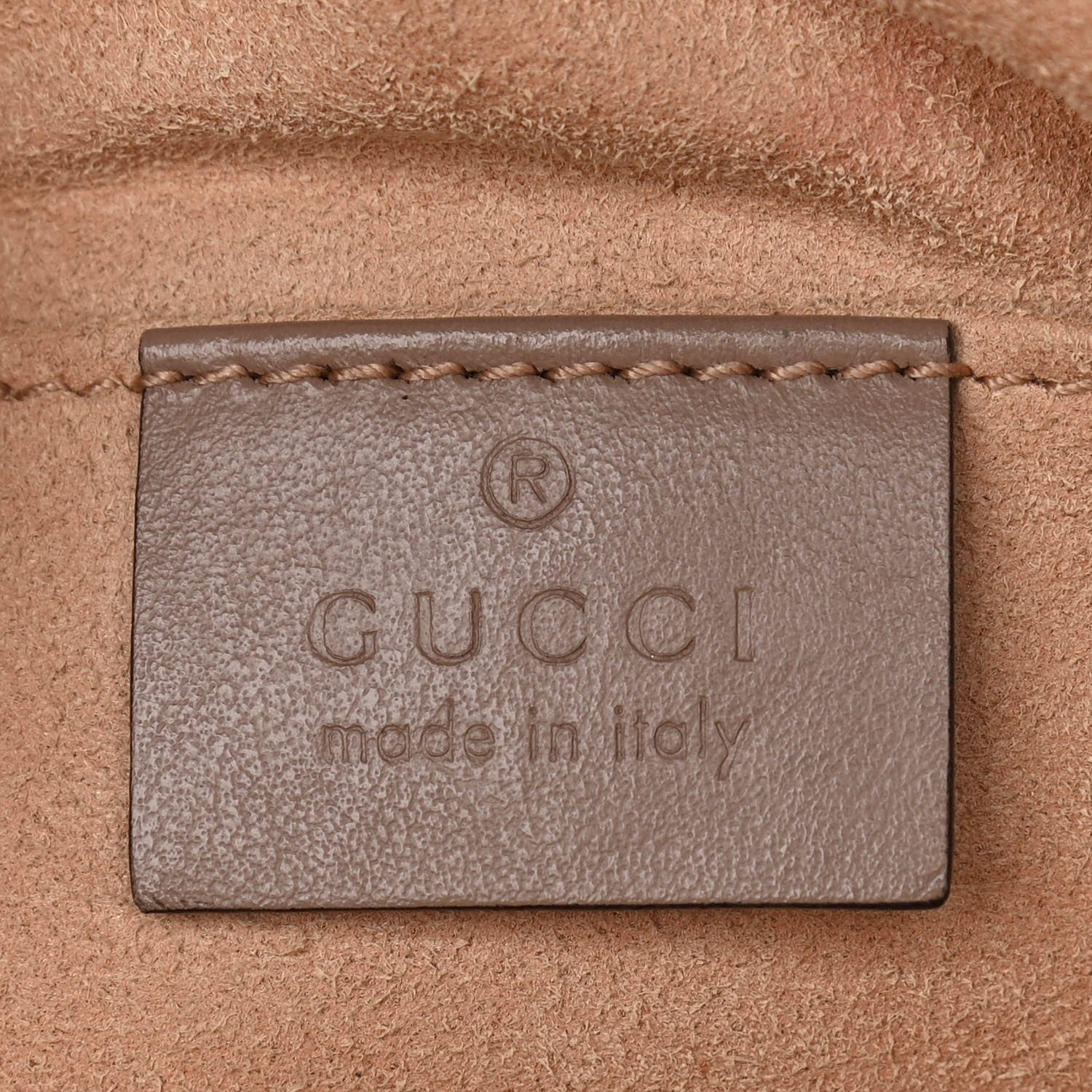 Gucci Calfskin Matelasse Mini GG Marmont Chain Shoulder Bag Porcelain Rose 6 of 10