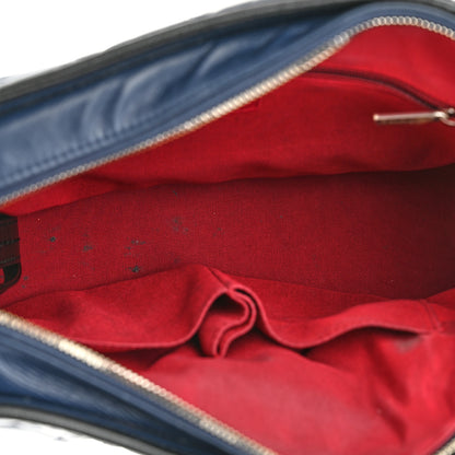 Chanel Aged Calfskin Quilted Medium Gabrielle Hobo Navy Black 5 of 10