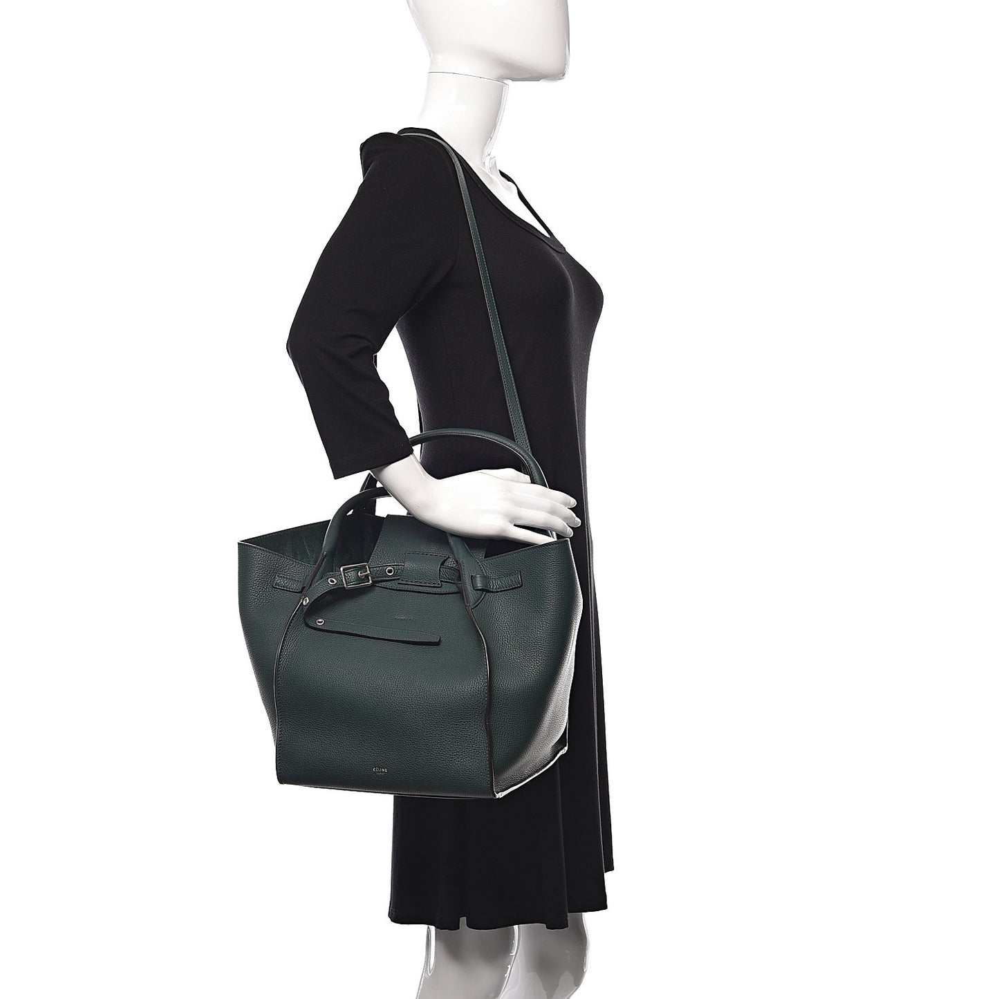 Supple Grained Calfskin Small Big Bag Amazone