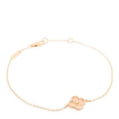 Van Cleef & Arpels 18K Rose Gold Sweet Alhambra Bracelet 1 of 5