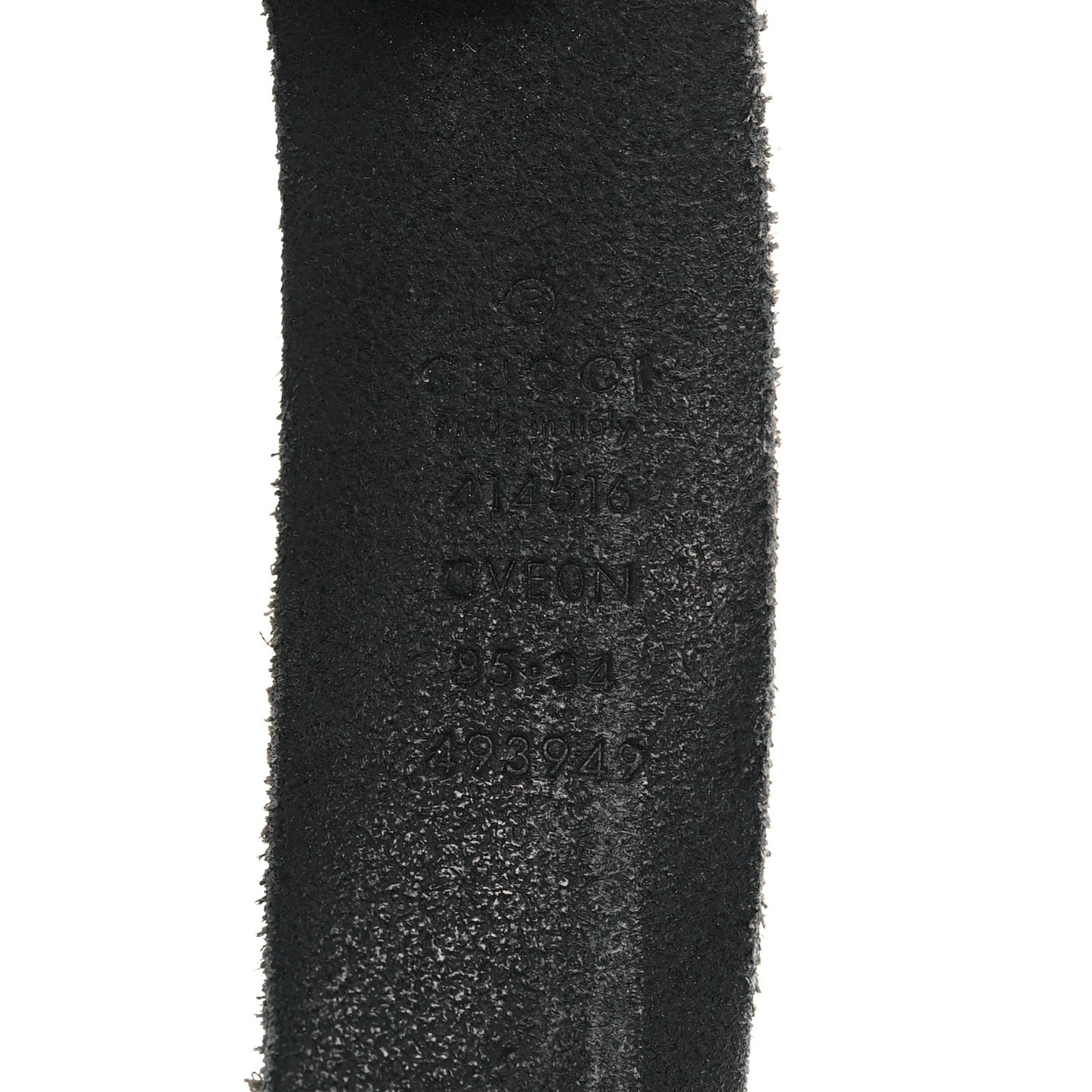 Faded Calfskin Double G 30mm Belt 85 34 Black