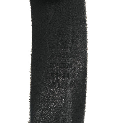 Gucci Faded Calfskin Double G 30mm Belt 85 34 Black 4 of 6