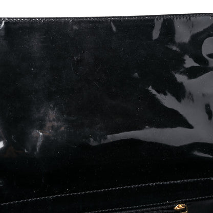 Chanel Patent Chocolate Bar CC Tote Black 11 of 14