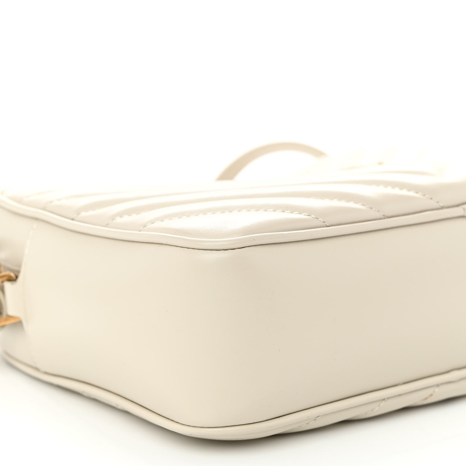 Saint Laurent Calfskin Matelasse Monogram Lou Camera Bag Crema Soft 8 of 11