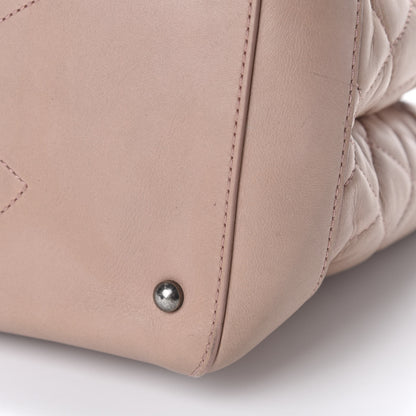 Chanel Calfskin Quilted Small Easy Shopping Tote Light Pink 17 of 18