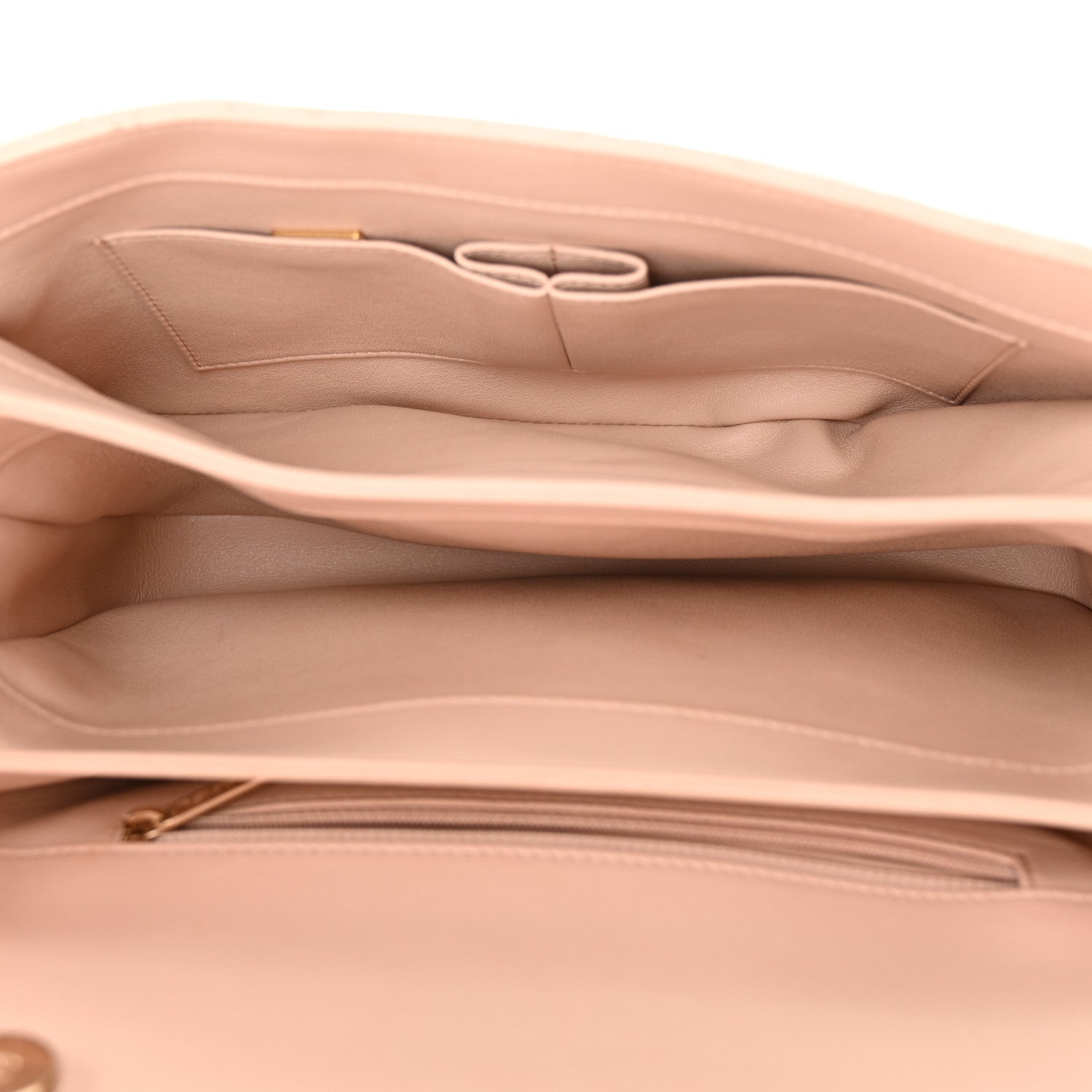 Chanel Lambskin Quilted Medium Trendy CC Flap Dual Handle Bag Light Beige 6 of 15