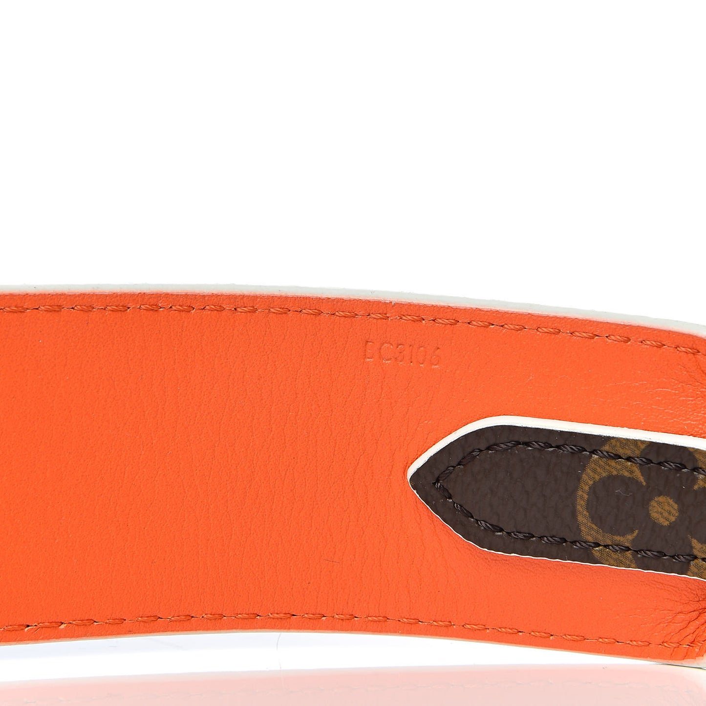 Monogram Bandouliere Shoulder Strap Orange