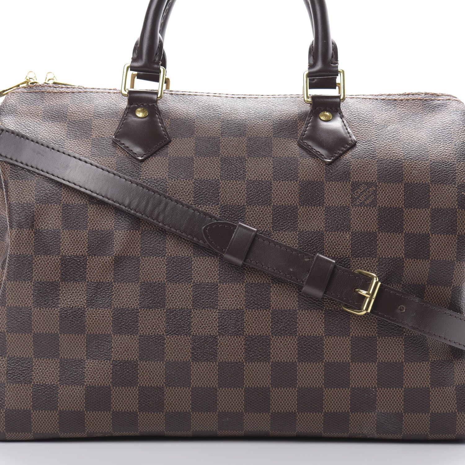 Louis Vuitton Damier Ebene Speedy Bandouliere 30 8 of 21
