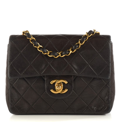 Chanel Lambskin Quilted Mini Square Flap Brown 1 of 11