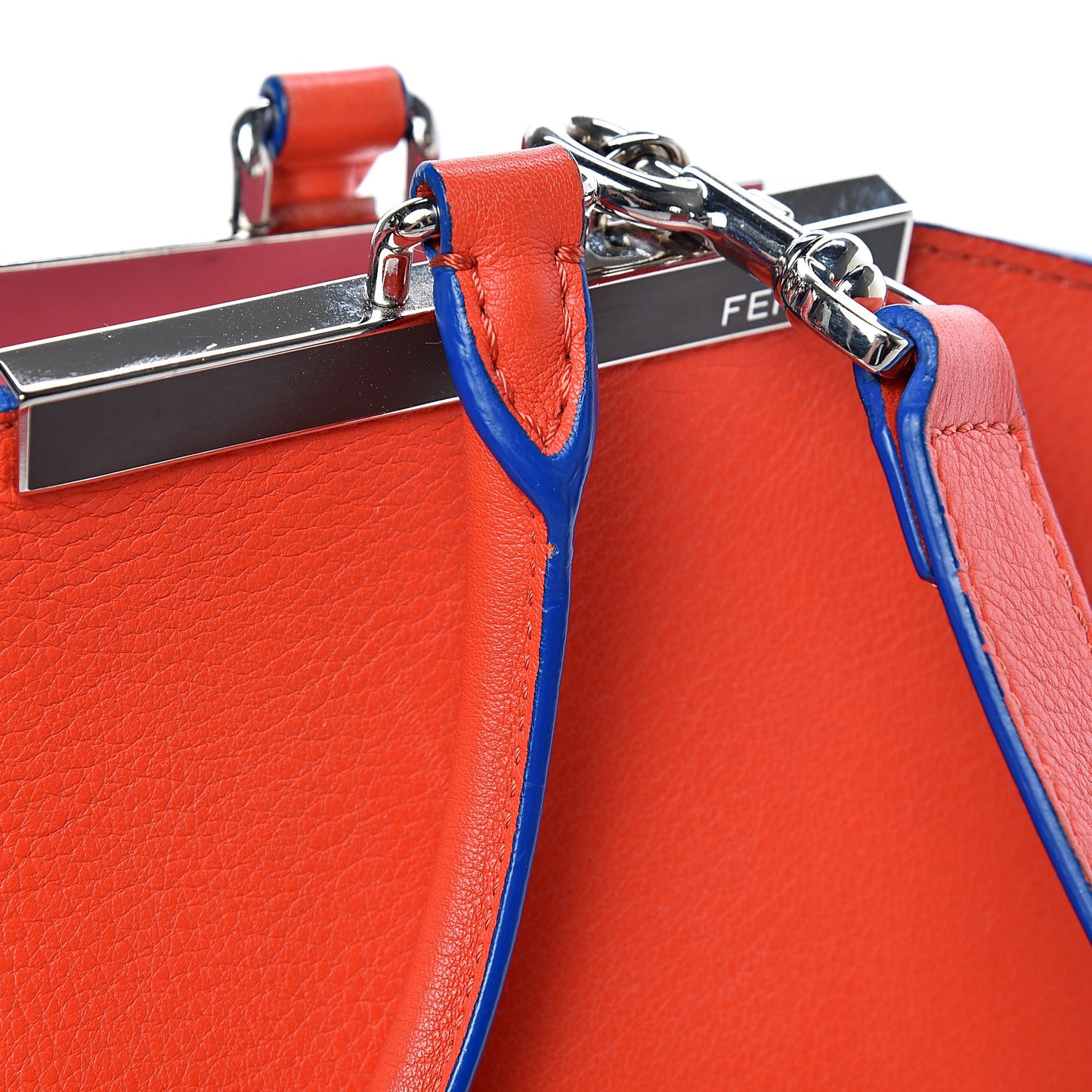 Vitello Dolce Shiny Nappa Petite 3Jours Tote Papavero